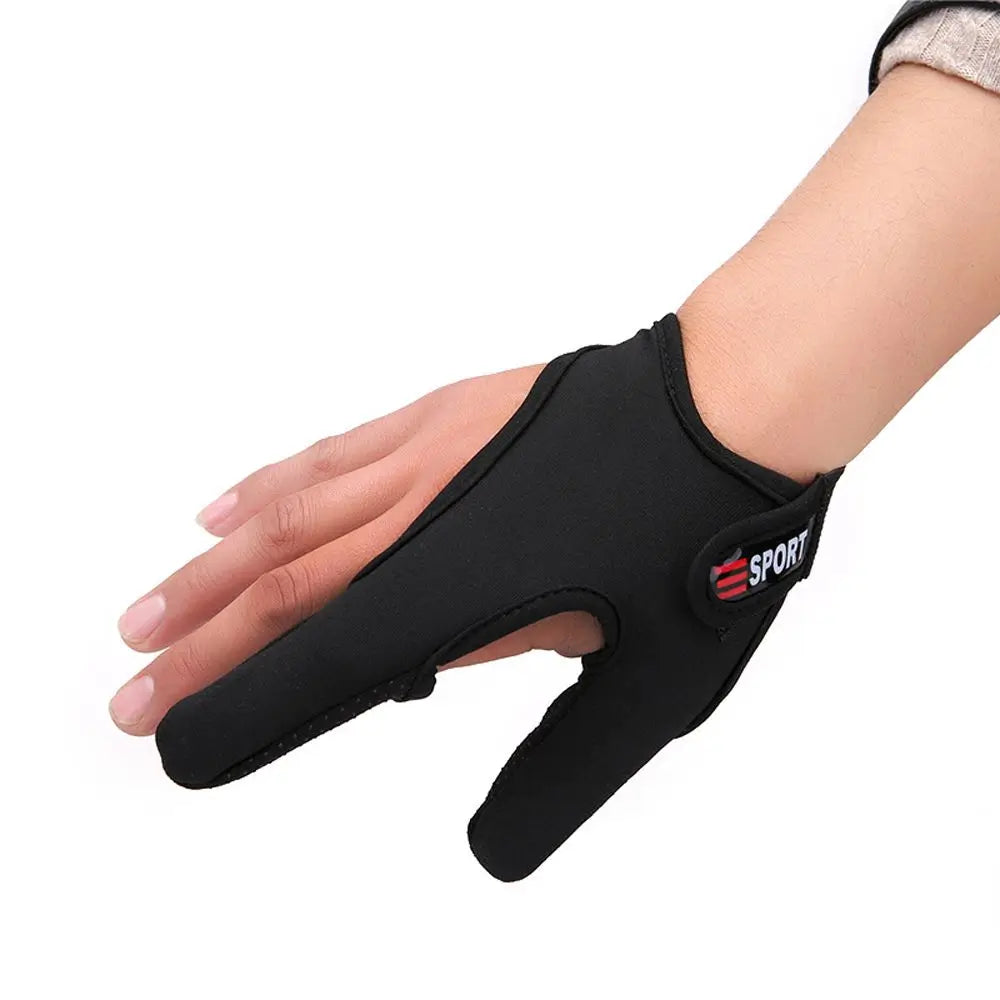 Fishing Tackle Fishing Tools Thumb And Index Finger Finger Casting Glove Fishing Gloves 2 Fingers Protector Two-finger Gloves