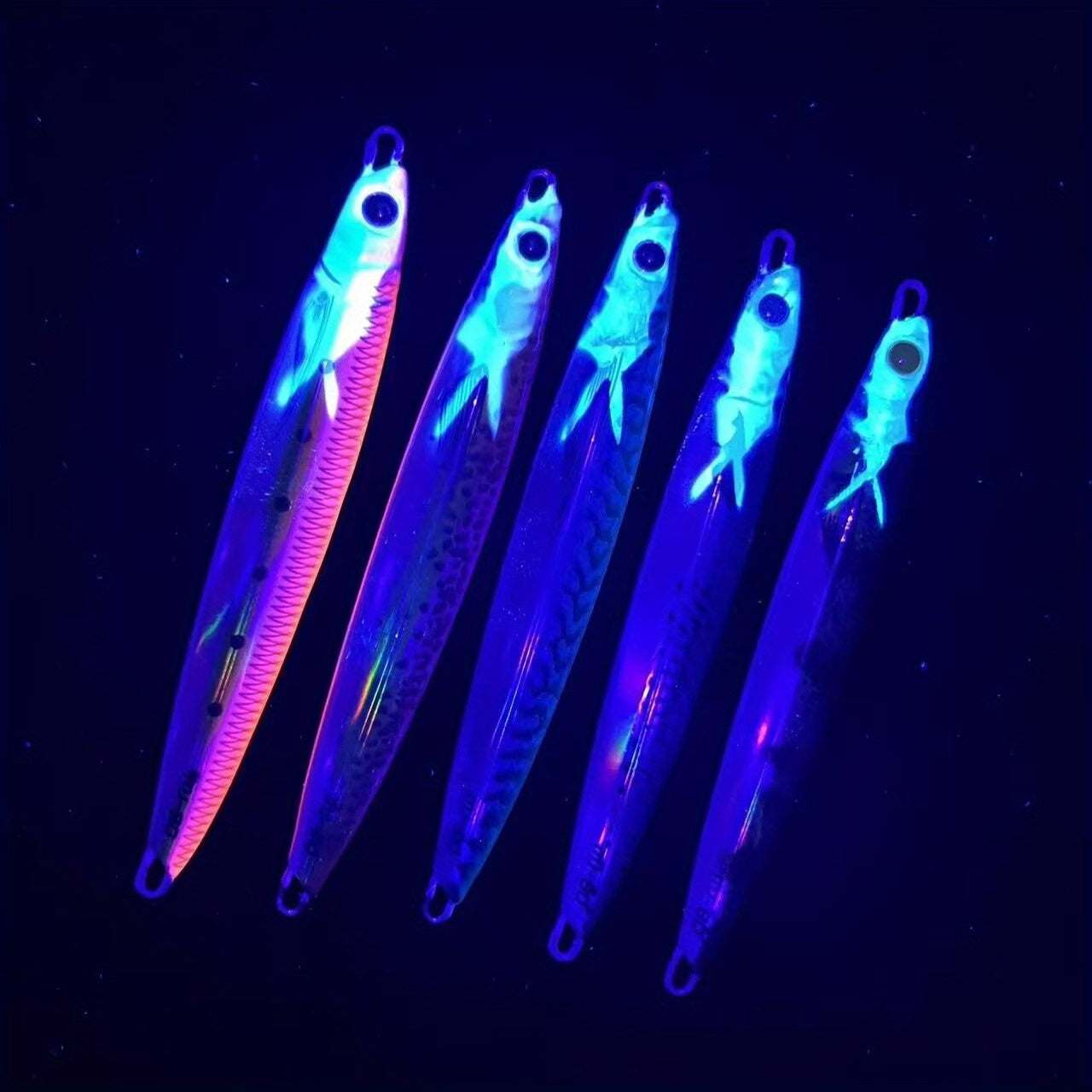 Quick-Sink Artificial Bait for Bass Fishing - Sinking Lead Jig with Realistic Scale Pattern, Blue-Greenish-Grey Color, Durable ABS Material, Perfect for Catching Fish, Bass Fishing Accessory | Sinking Jig | Durable Lea