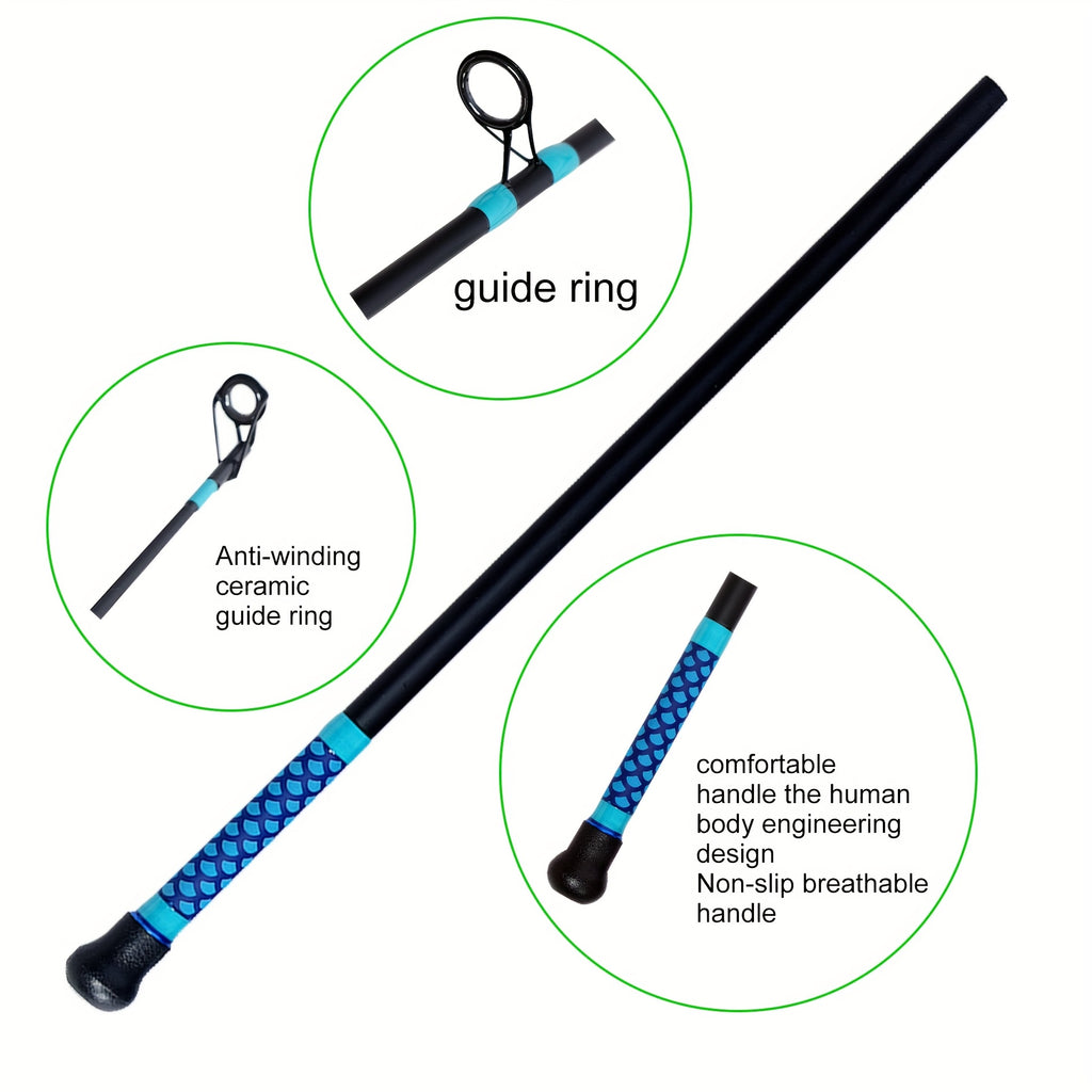 Top Portable Carbon Fiber Carp Fishing Rod, Surfing Rod, 3.6m/11.9ft, Ceramic Guide Ring, High Carbon Fiber, Strong Rod Body, Lightweight, Suitable for Various Waters Fishing, Insulated Material Handle, Comfortable Hand Feel
