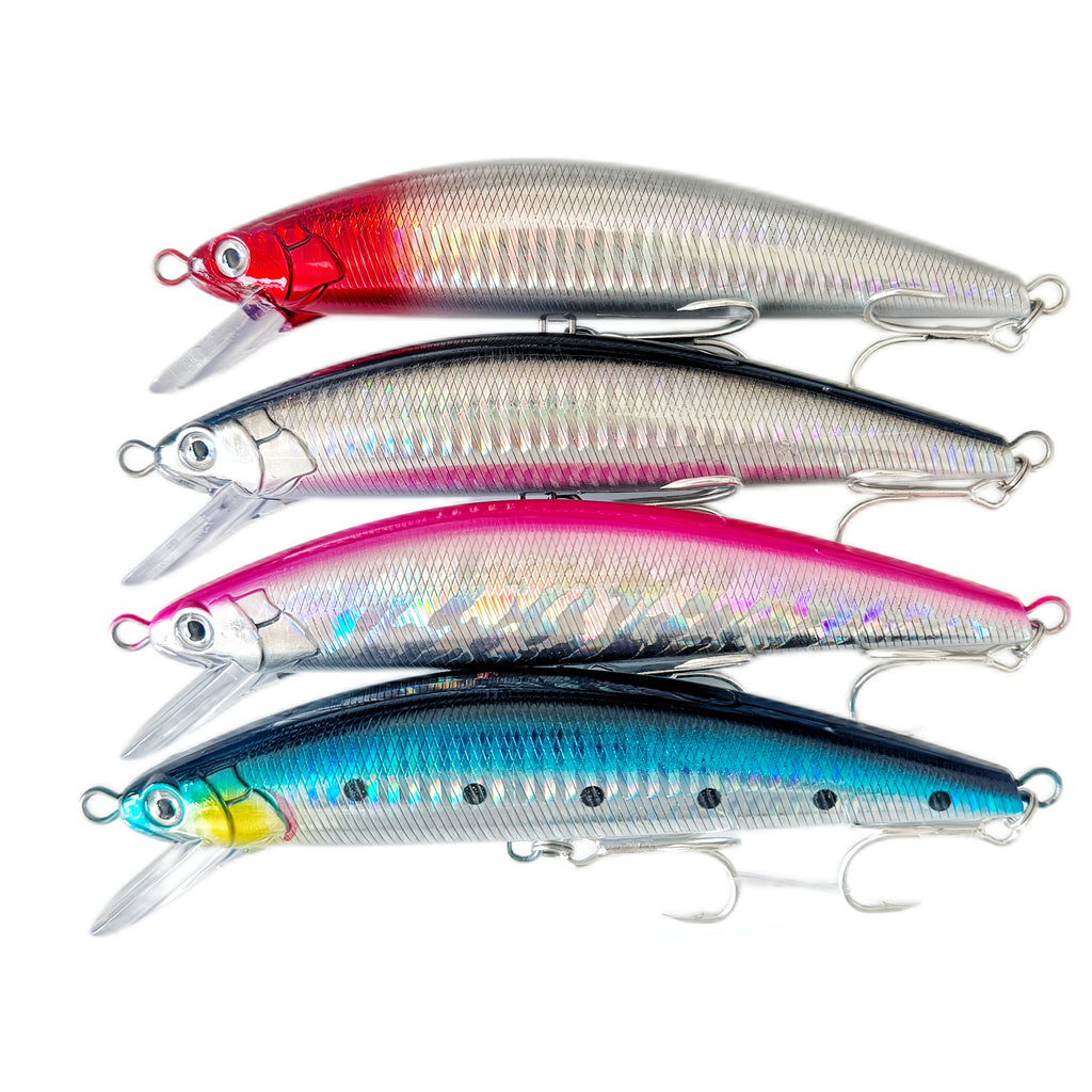 Export Quality, Boxed 15Cm/60G Long-Distance Sinking Minnow, Sea Fishing Trembling Sinking Minnow, Lure Bait.