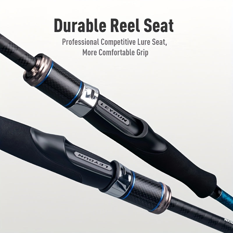 [LEYDUN Saltwater Spinning Rods] LEYDUN Saltwater Light Fast Spinning Rods | Inshore Breakwater Bass Rod | 2 Section S832M S922ML S972M Blue