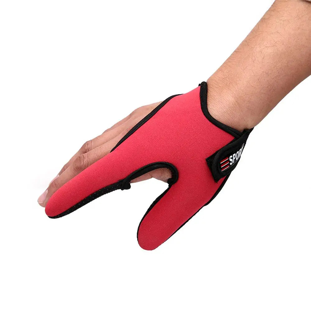 Fishing Tackle Fishing Tools Thumb And Index Finger Finger Casting Glove Fishing Gloves 2 Fingers Protector Two-finger Gloves
