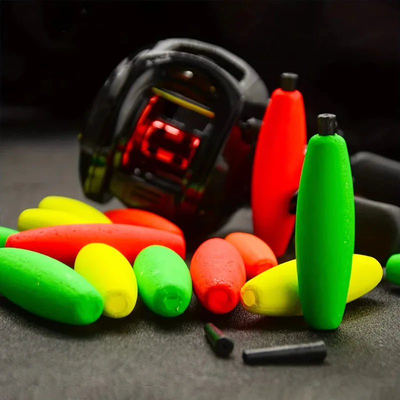 Santee Rig Slip Floats – Durable Foam Peg Bobbers for Catfish & Crappie