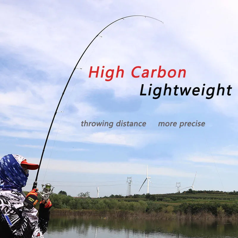 Mavllos Ocar Carp Fishing Spinning Rod,Fast M Carbon Tip Lure 7-16g 1.8M Saltwater Casting Rod Fishing Bass Trout Rod