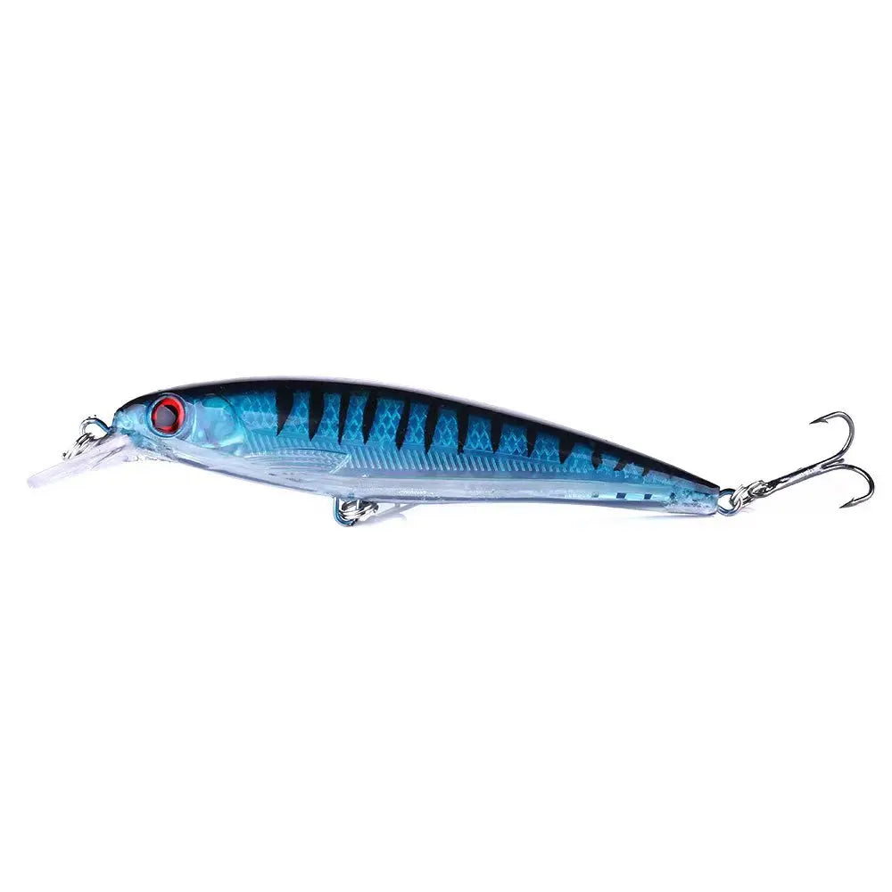 Rooblinos 1PCS New Pesca Fishing Lures Laser Minnow Hard Bait 110mm 13g Slowly Sinking Quality Professional Crankbait Jerkbait