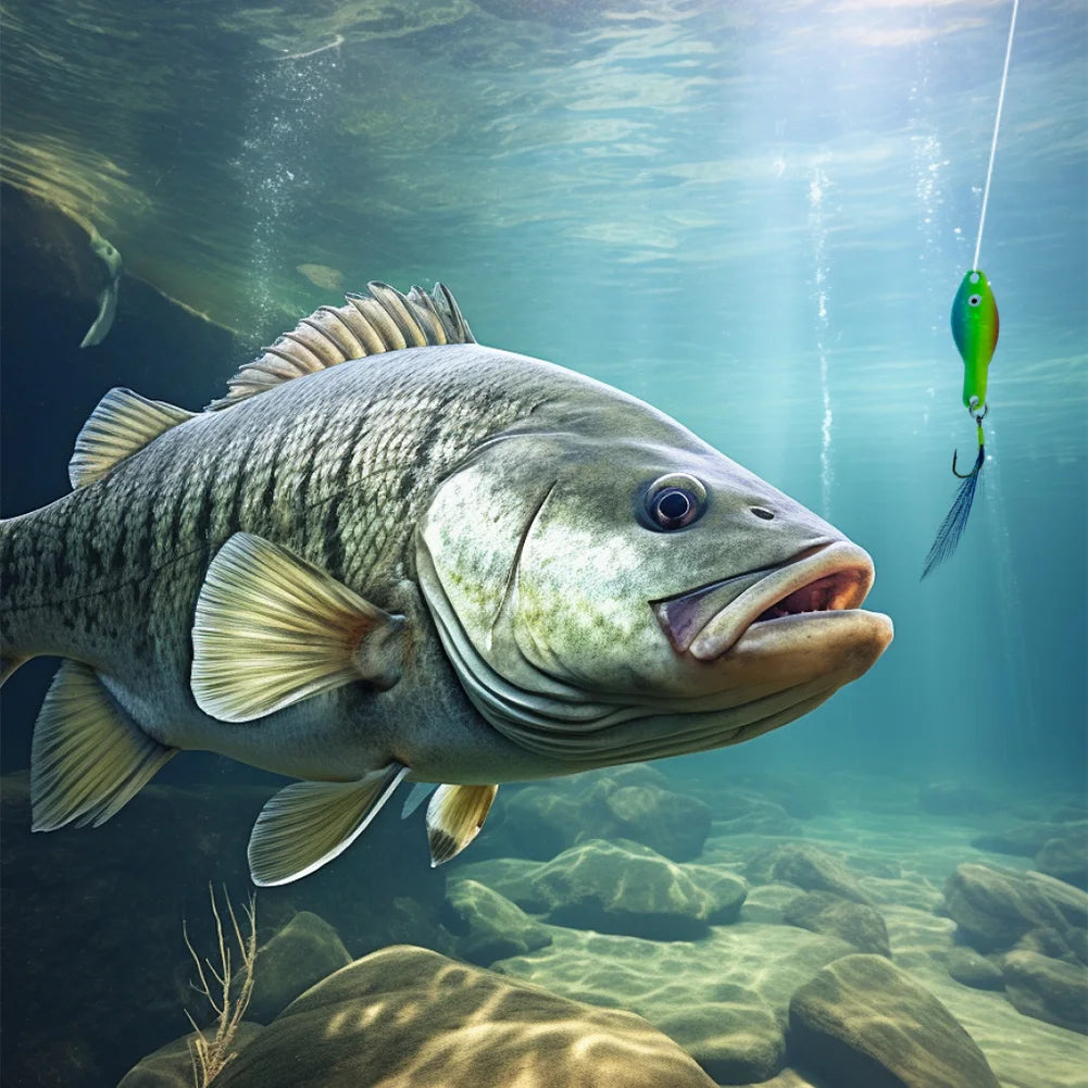 10Pcs Metal Blade Fishing Lures 360 Degree Rotating Crank Spinner Baits Feather Tail Spinner Spoon Hard Bait Fishing Accessories