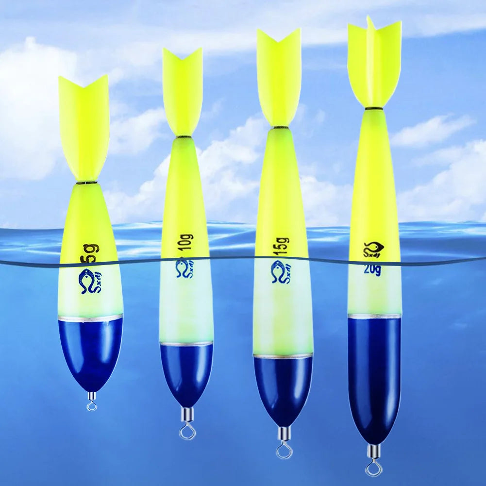 Fishing Floats Luminous Fishing Night Float Fishing Accessories Night Fishing Light Up Bobbers for Sea Ocean Rock Fishing