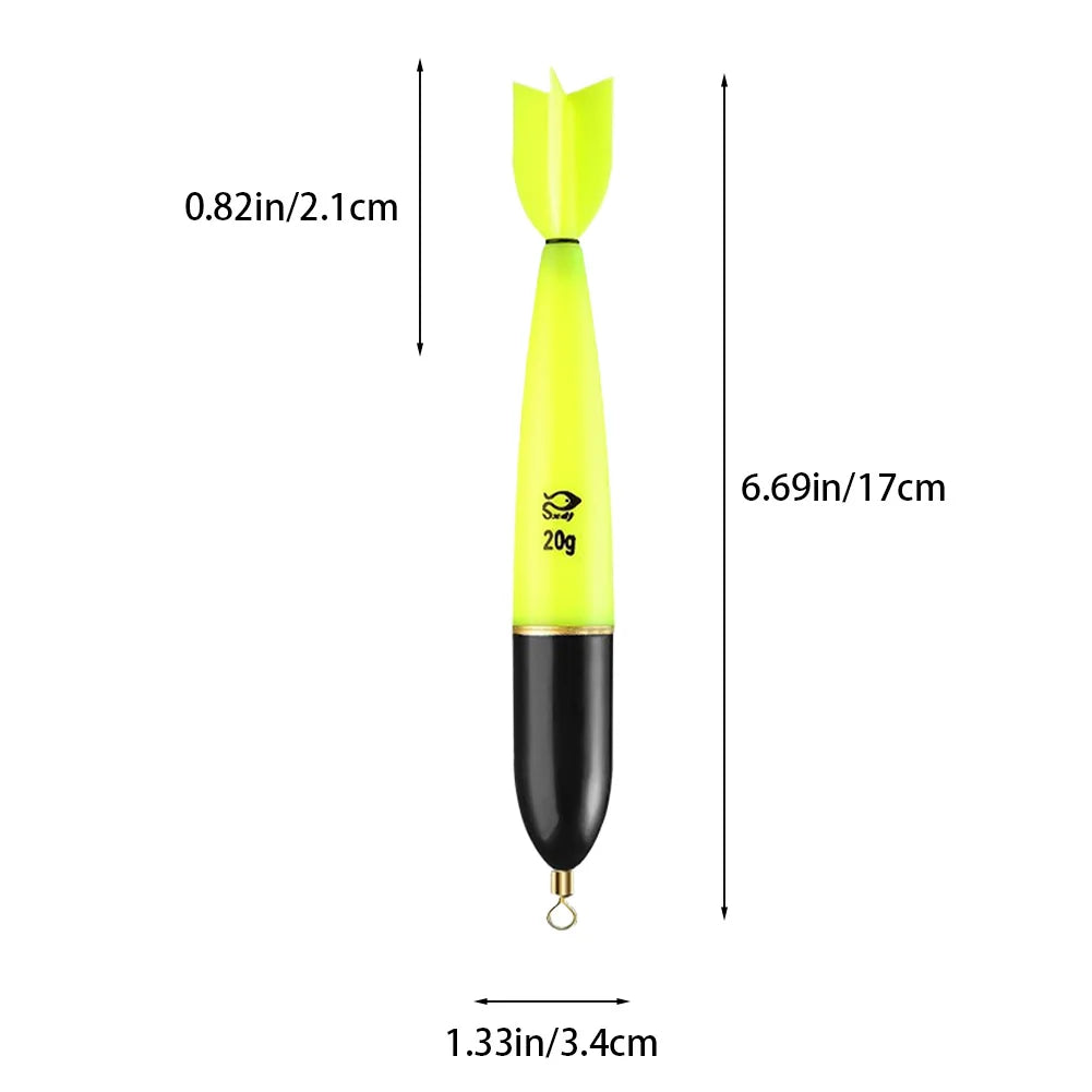 Fishing Floats Luminous Fishing Night Float Fishing Accessories Night Fishing Light Up Bobbers for Sea Ocean Rock Fishing