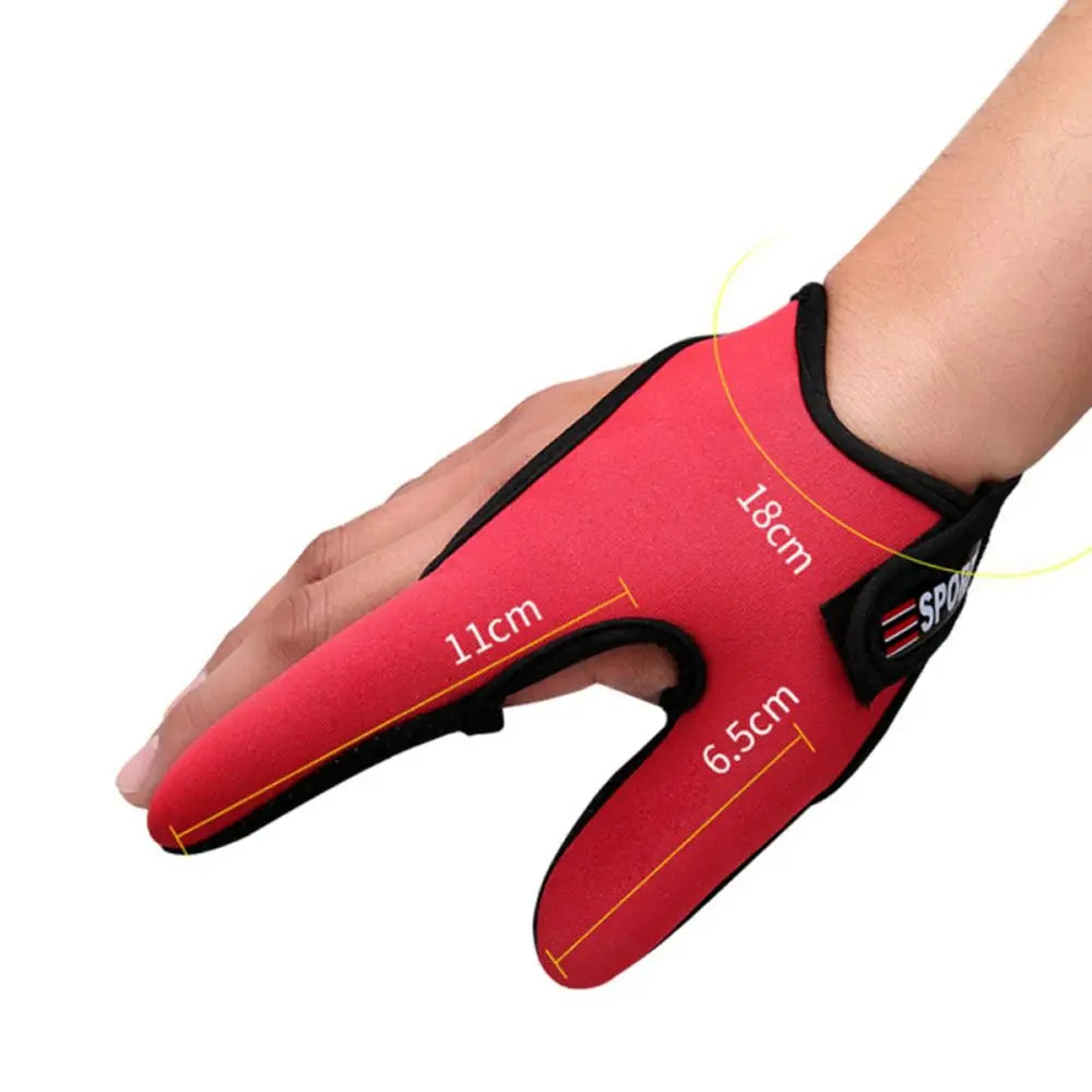 Fishing Tackle Fishing Tools Thumb And Index Finger Finger Casting Glove Fishing Gloves 2 Fingers Protector Two-finger Gloves