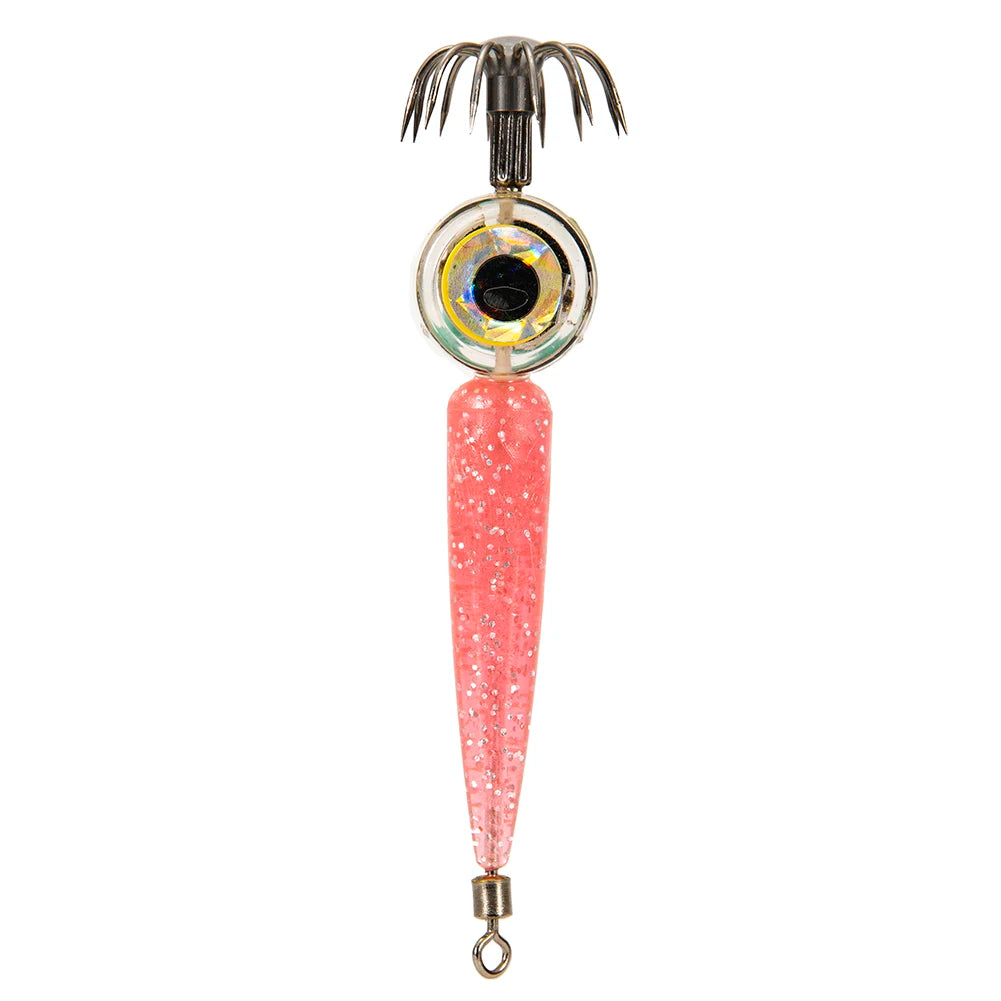 Fish Lure Light with Hook High Brightness Display LED Sea Glowing Fishing Squid Octopus Lamp Fishing Tackle Gear