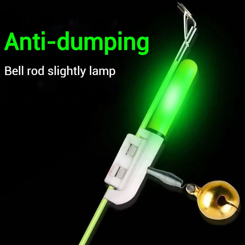 5pcs Electronic Fishing Light Stick Rod Bells Luminous Fishing Float LED CR425（Battery without）USB Charge Fish Bite Alarm Tackle