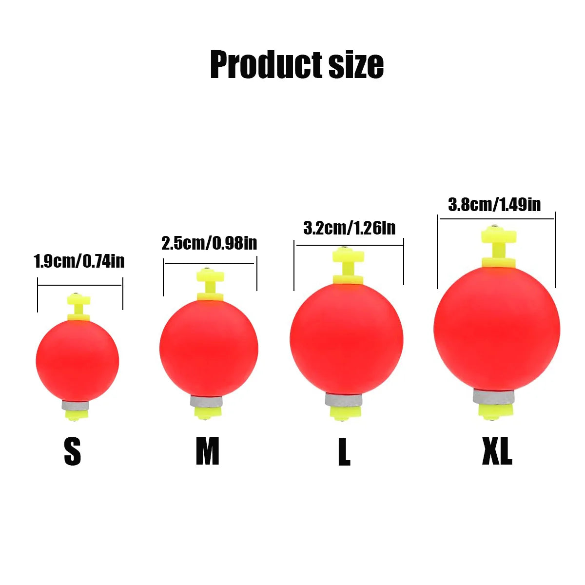 Fishing Bobbers Floats  Foam Snap on Float Weighted Bobbers  Fishing Push Button Snap-on Bobbers Spring Oval Fishing Floats