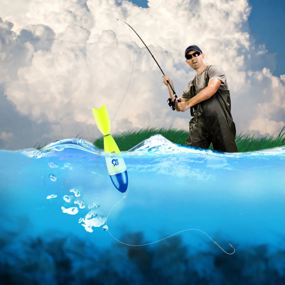 Fishing Floats Luminous Fishing Night Float Fishing Accessories Night Fishing Light Up Bobbers for Sea Ocean Rock Fishing