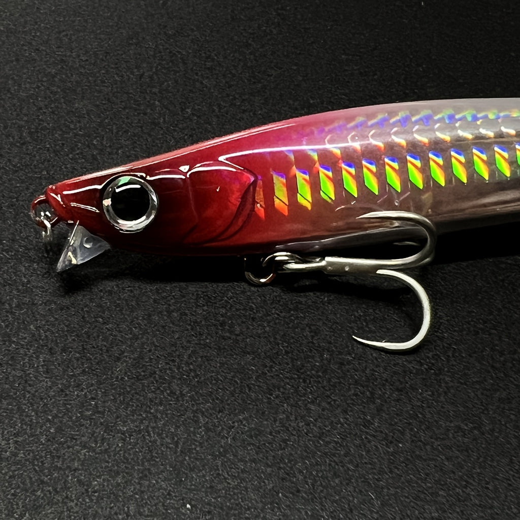 3pcs Isca Pesca Minnow Fishing Lures, 1.5oz Heavy Weight Sinking Jerkbaits, High-Refractive-Index Polymer, Longcasting Artificial Bait for Seabass Trout, Saltwater Sea Bass Plastic Tackle