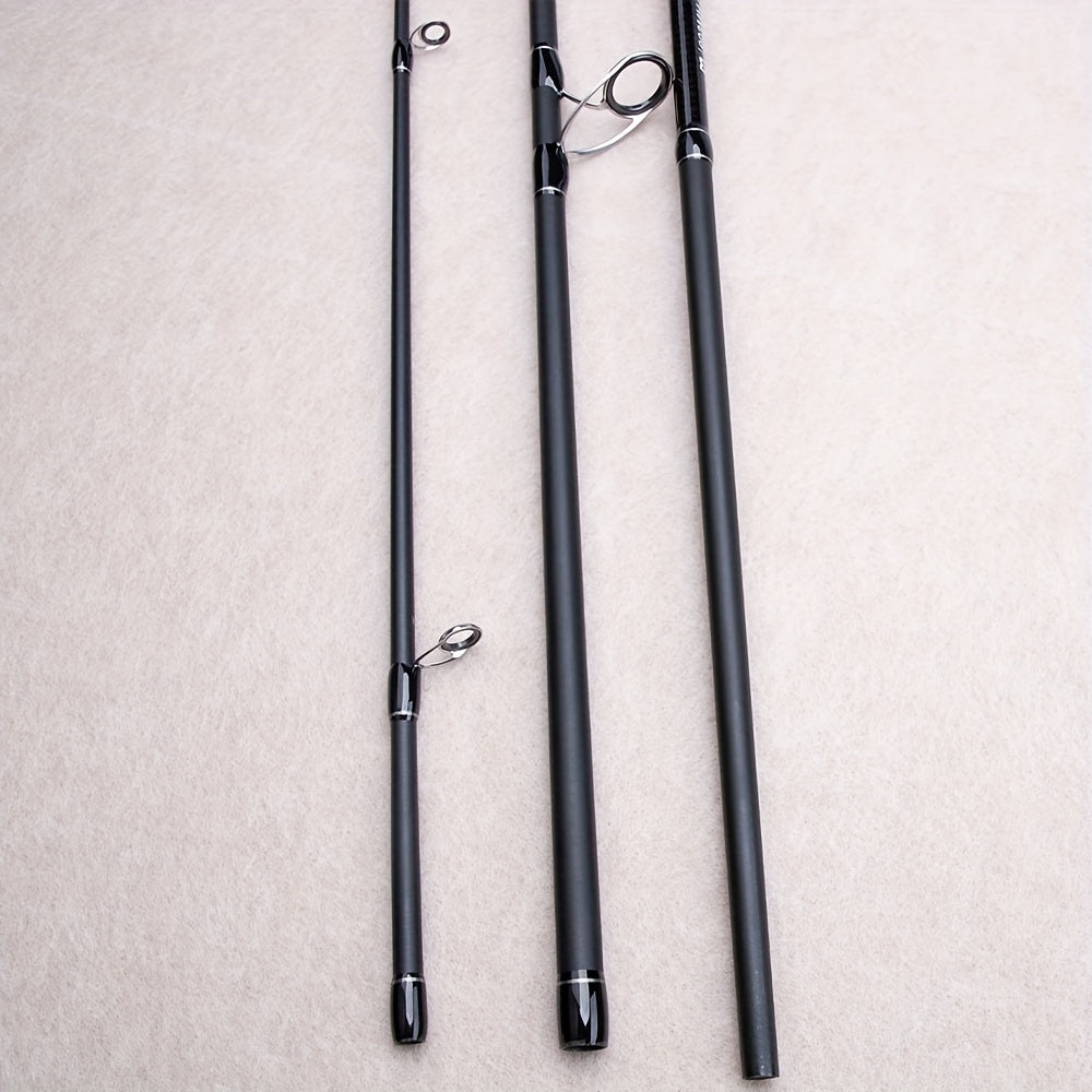 FishingFans Medium-Heavy Action Trolling Fishing Rod - 2.7m/3.0m/3.3m Portable High-Carbon Fast-Action Rod with Sensitive Tip & Ergonomic Handle for Trolling, Trawling, Catfish - Black