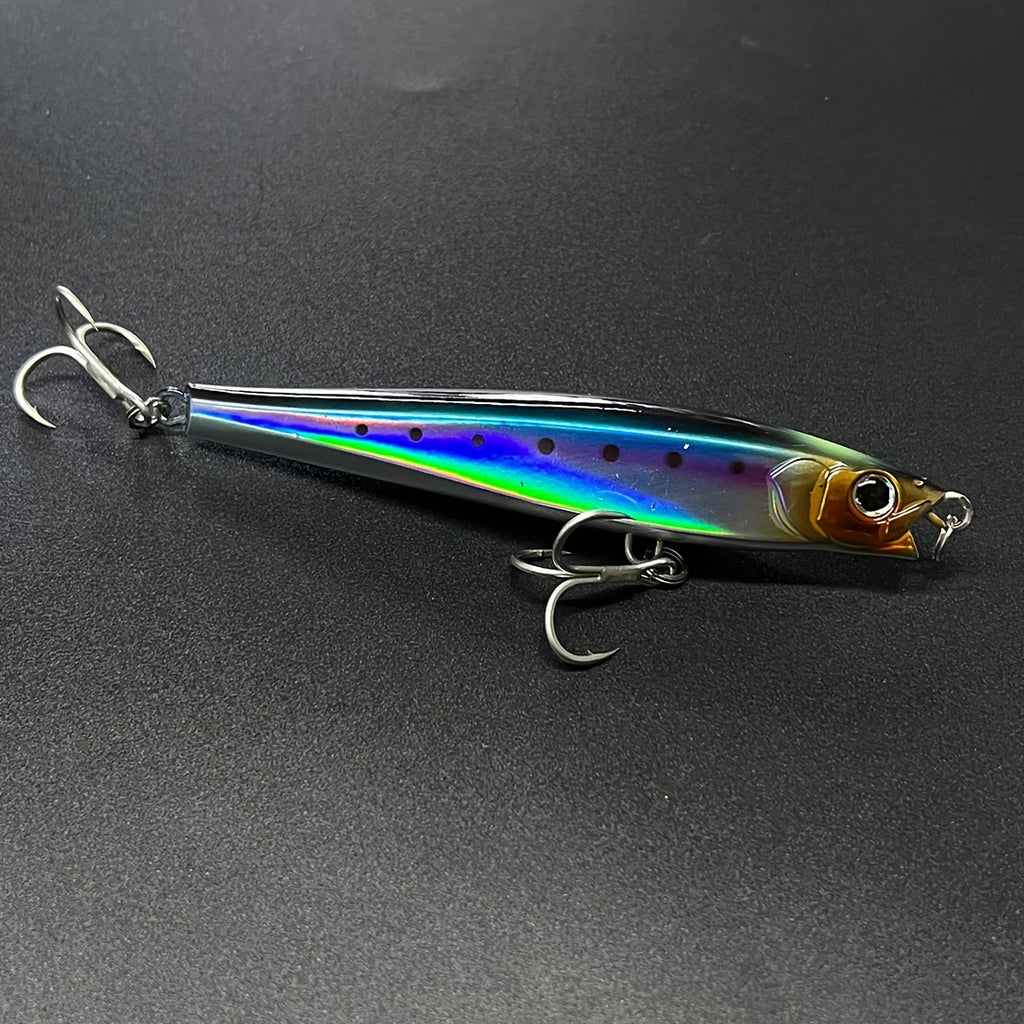 [Heavy Minnow] 3pcs Heavy Sinking Minnow | Long Casting Lipless Sea Fishing Lure Short Lip Heavy Fishing Lure Sinking Pencil 120mm 47g 1.7oz New - Saltwater Long Casting Distance Fishing lures Sea Artificial Bait