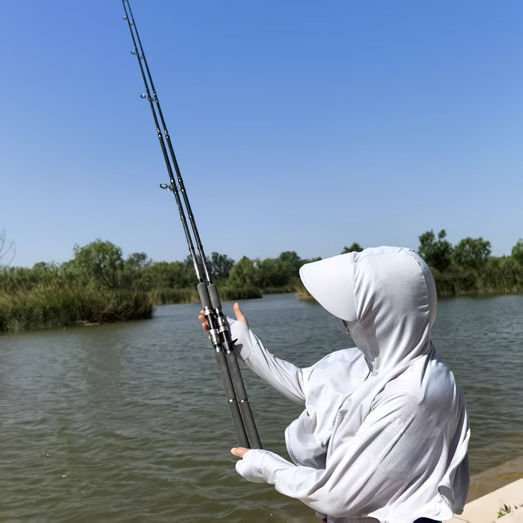 [Ultra-Hard XXH Fishing Rod] Ultra-Hard 2.1m XXH Fishing Rod | Carbon Fiber Shaft & Ceramic Guide Ring, Lightweight 5.5lb Capacity for Big Fish, Saltwater & Freshwater Lakes, Tackle Organizer for All Anglers, Sleek Rod Design